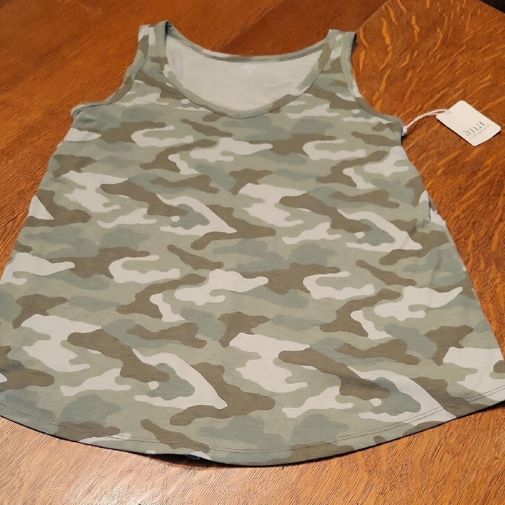 a.n.a Camo Print Women's Tank Top - Picture 5 of 7